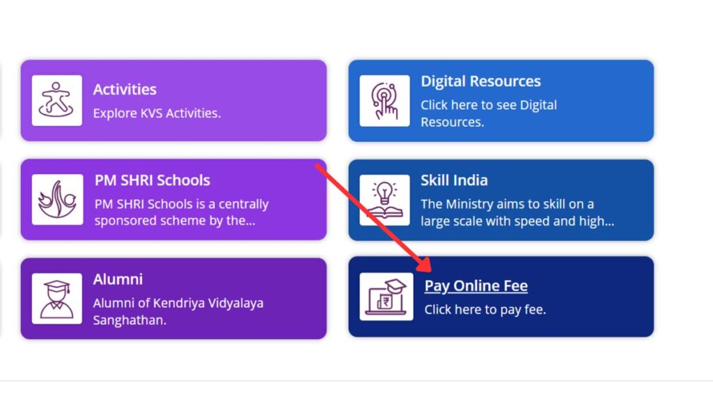 Kendriya Vidyalaya (KV) Fees Payment Online Process 2024